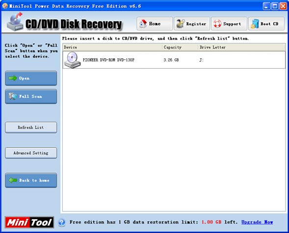 Lost DVD data recovery software1