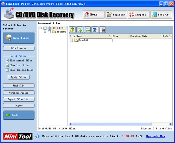 Lost DVD data recovery software2