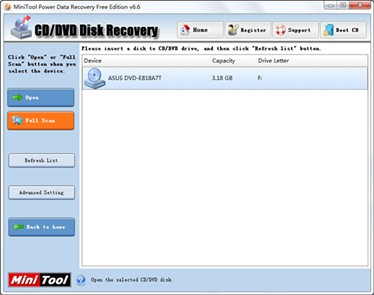 Windows 7 DVD file recovery program